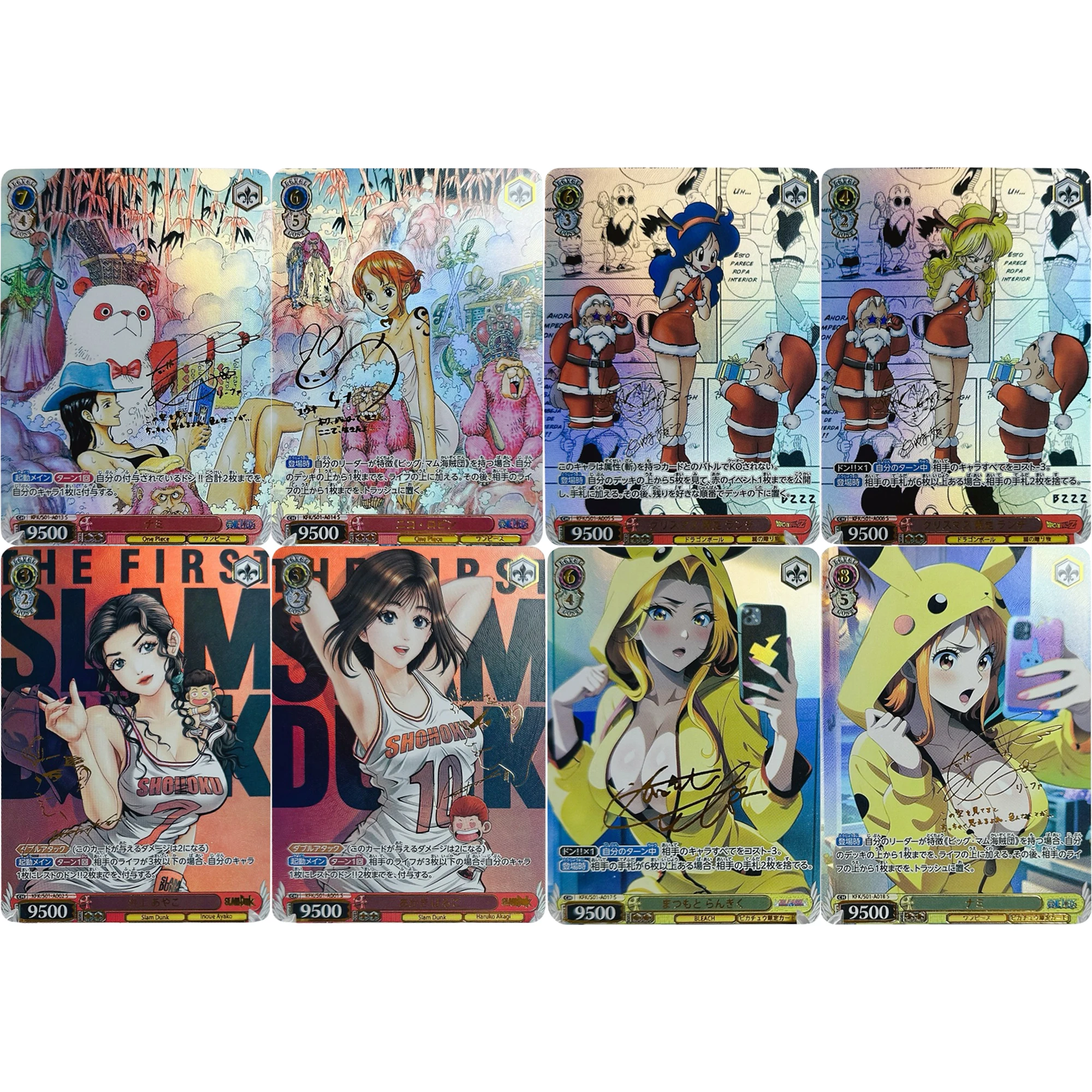 

Самостоятельное изготовление 2 шт./комплект, один кусок, нами Пуск, Мацумото, рангику, Харуко, Акаги, цветная флеш-карта, игра, аниме, коллекционная карточка, Подарочная игрушка