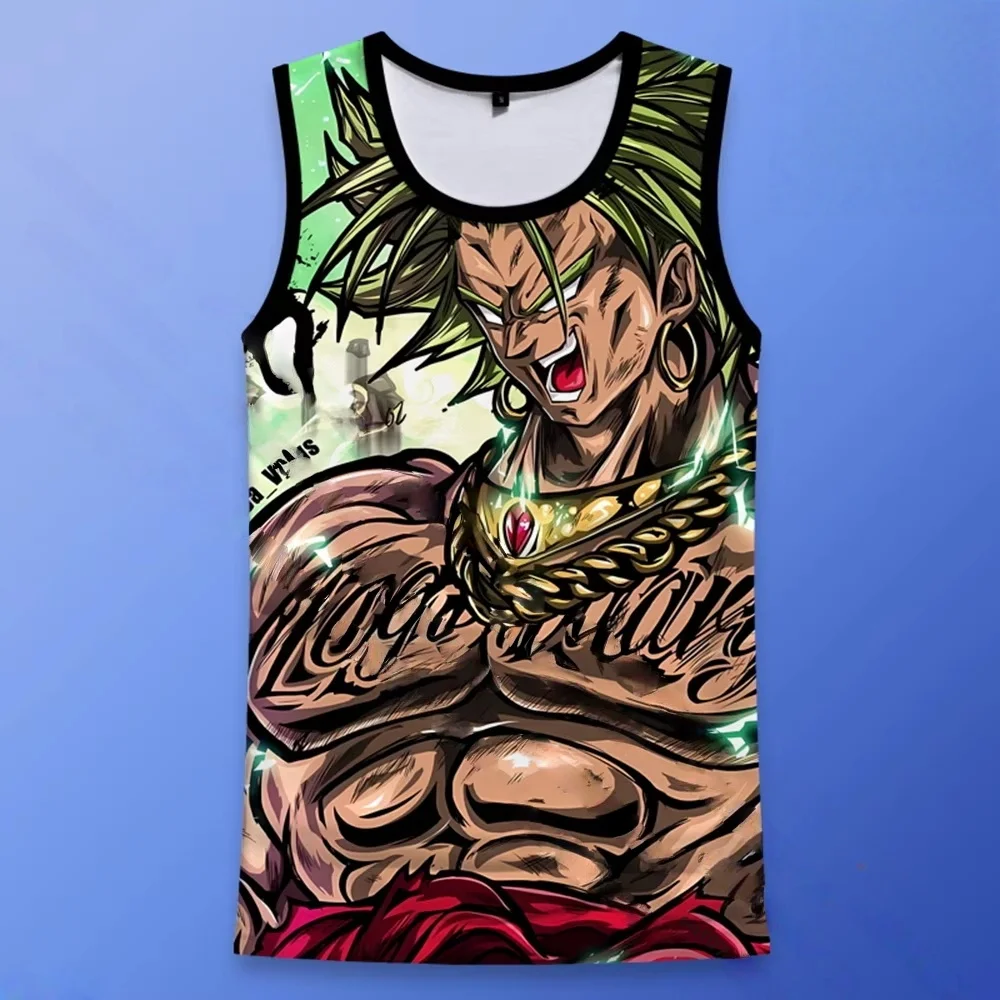 2026 Sommer Dragon Ball Retro Fitness-Weste Herren Übergroße 3D-Bedruckte Weste Familien-Unisex Kinder-Sportshirt – Detail 18