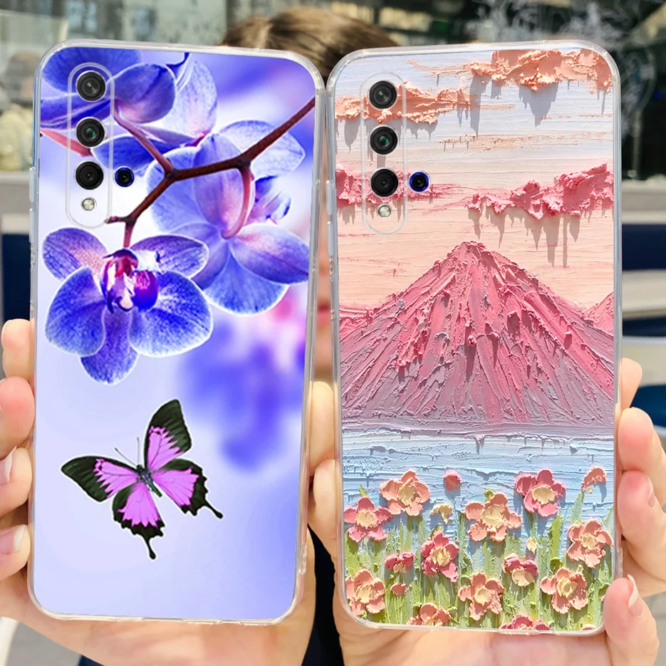 Stylish Painted Soft Silicone Phone Case Cover