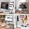 Alloy Tablet Stand 360°rotating Height Adjustable Desk Holder Portable Monitor Stand For Ipad  Air 4 Mini 4.7‘ To 17.3’screen 3