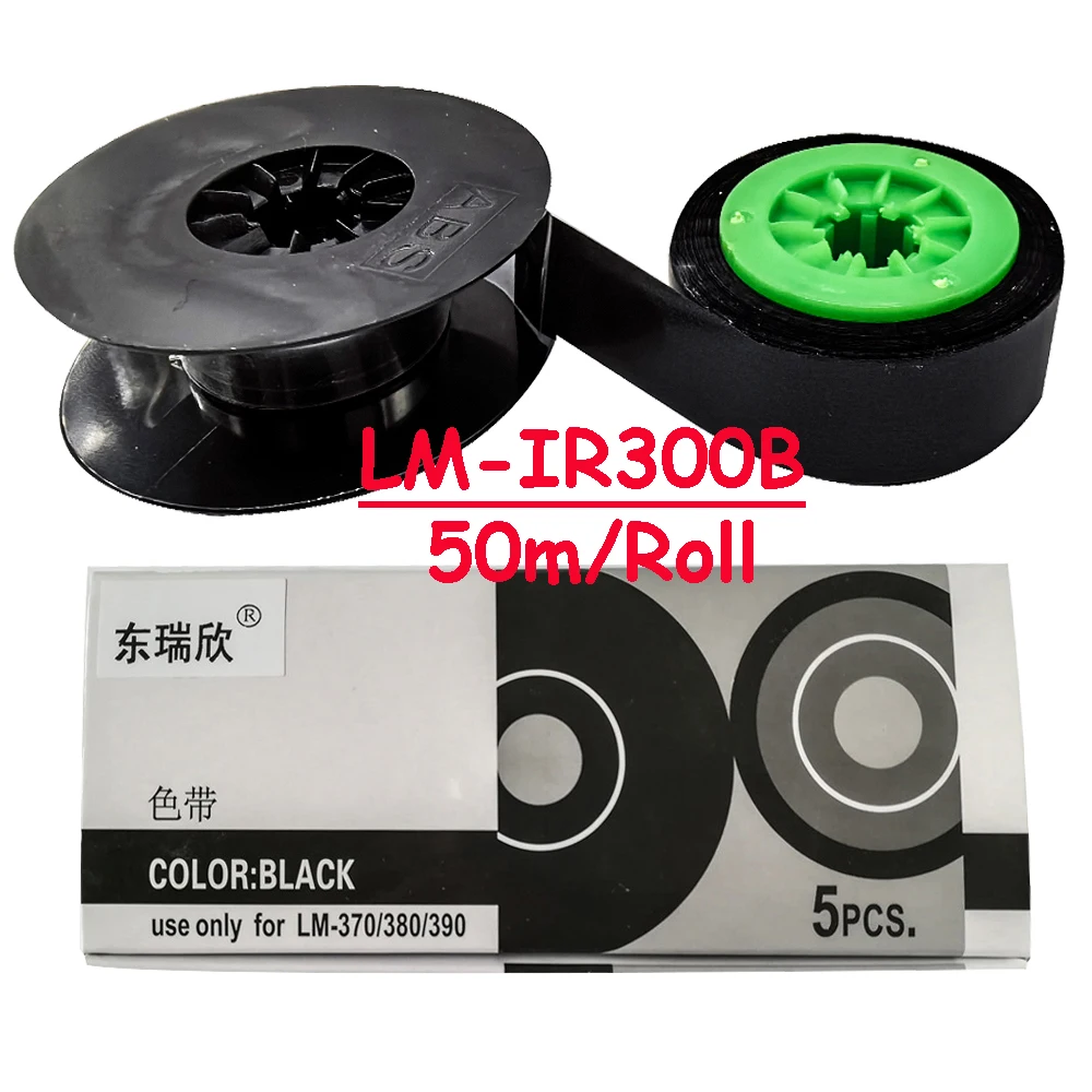 

Ink Ribbon LM-IR300B Enhanced Ink Cartridge For Wire Marker Cabel ID Printer MAX LETATWIN LM-390A/PC, LM-380E Label Typewriter