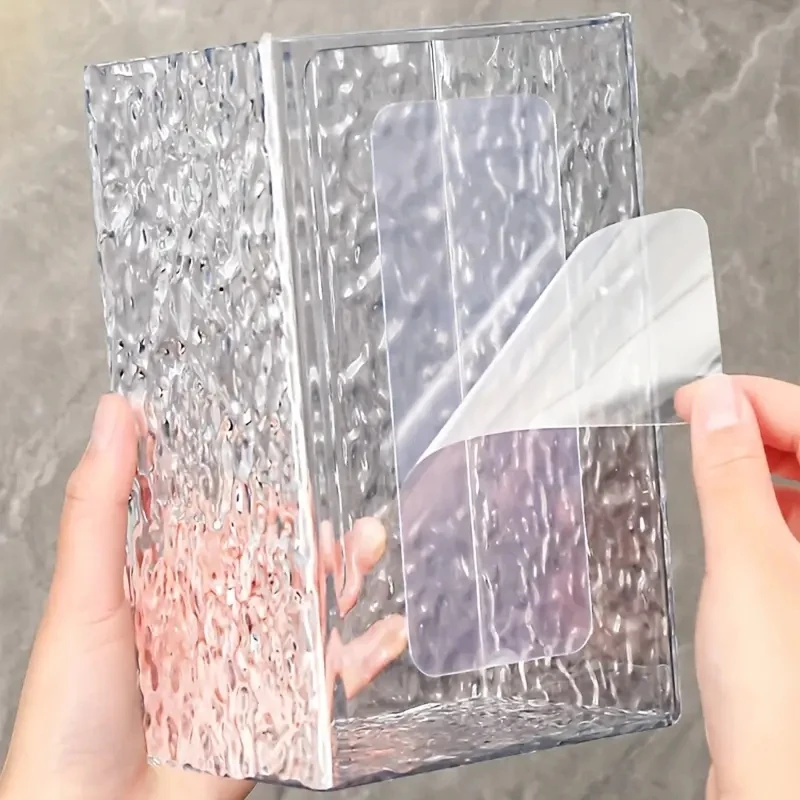 Wall Mounted Tissue Boxes Toilet Paper Container Holders Punch Free Paper Drawer Storage Case Bathroom Accessories 3