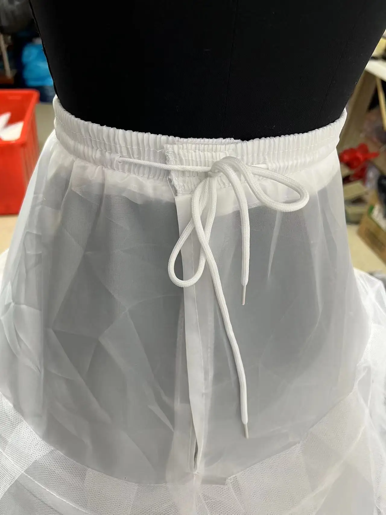 Hot Sale Lace Edge 3 Hoops A-line Petticoat Crinoline Slip Underskirt For Ball Gown wedding Dress Factory Wedding Accessories