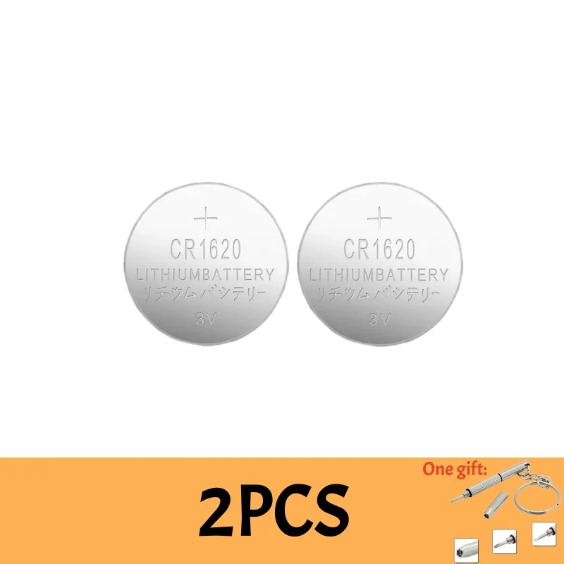 2-100 יחידות CR1620 סוללת כפתור ליתיום 3V DL1620 BR1620 תואמת לשעון מפתח Fob מחשבון רכב שלט רחוק צעצועים