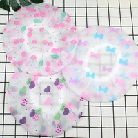 Hot Selling Waterproof Shower Cap Thickened Elastic Shower Cap Shower Cap Ladies Spa Bath Accessories Hair Salon Bathroom Produc 2