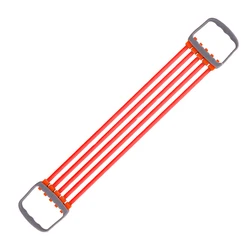 Full Body Workout Set with Adjustable Resistance Bands for Pilates, Push - Ups, and Muscle Training (Red)