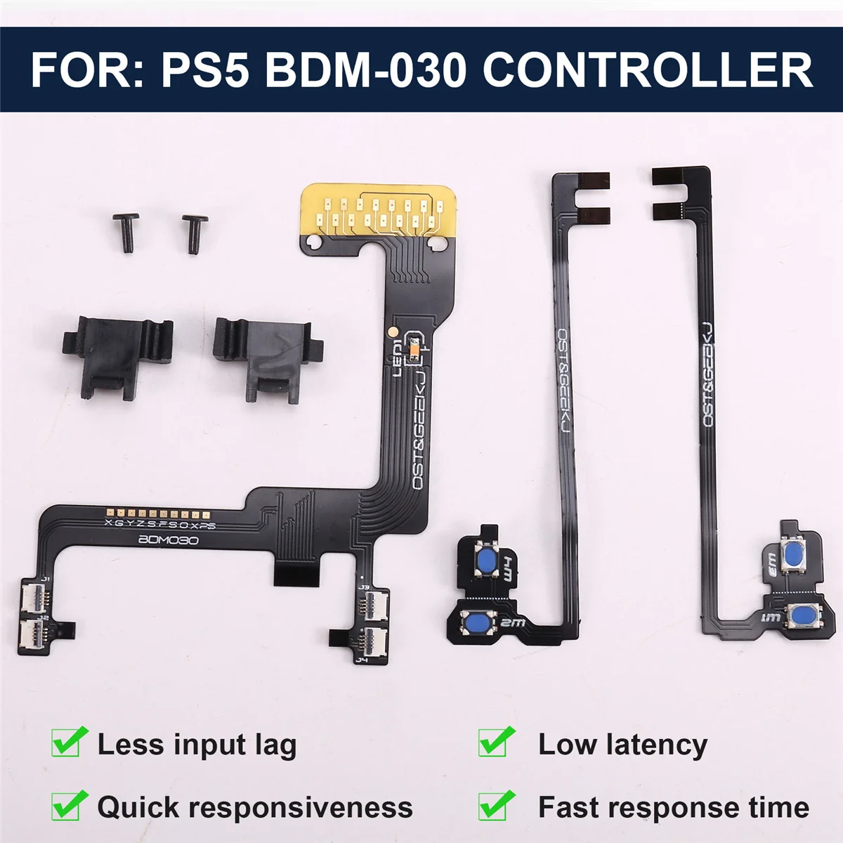 Repair Accessories for PS5 BDM-030 Controller Modification Kit Remapper Kit
