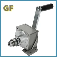 Manual Tapping Machine High Precision Hand Crank Tapper Portable Drilling Threading Machine with 0.6MM-6MM Tap Chuck 1