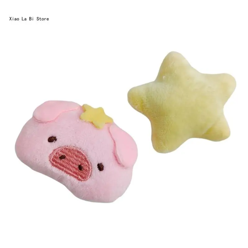 

10pcs Star/Pig Shape Appliques for DIY Hat Gloves Scarves Clothes Sewing Patches XXFD