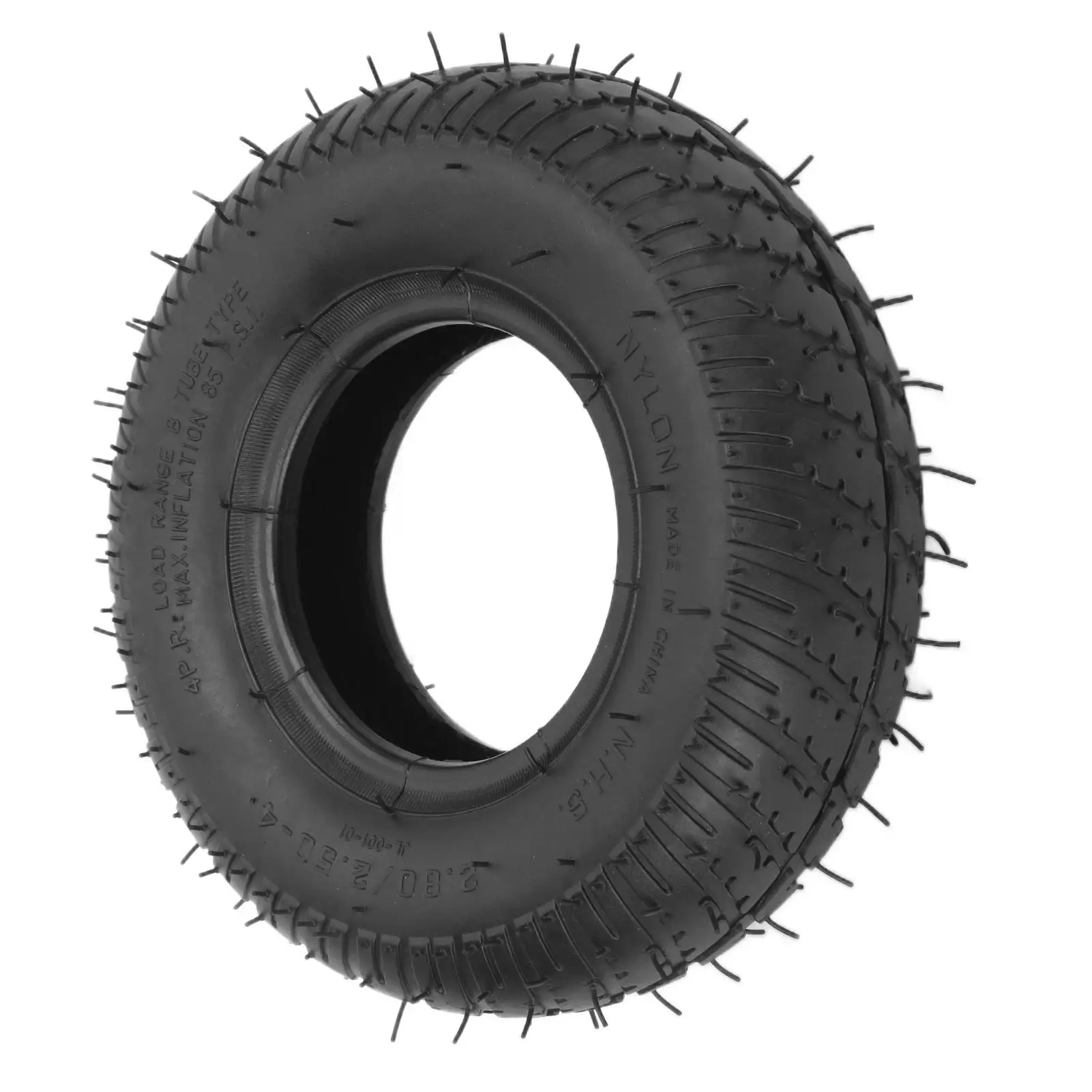 Pneumatic Tire Compatible Scooter Tire for 4in /10.16cm Rim