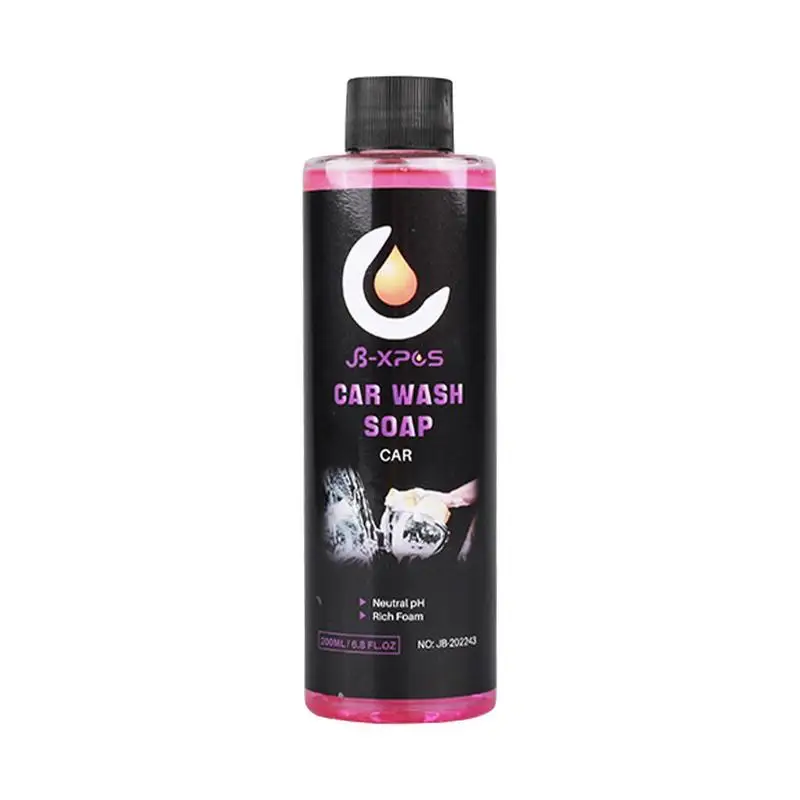 

200ml Car Wash Soap Auto Foam Wash Wax Scratch Free Car Accessories Large Capacity High Concentration Super Foam for Auto Detail