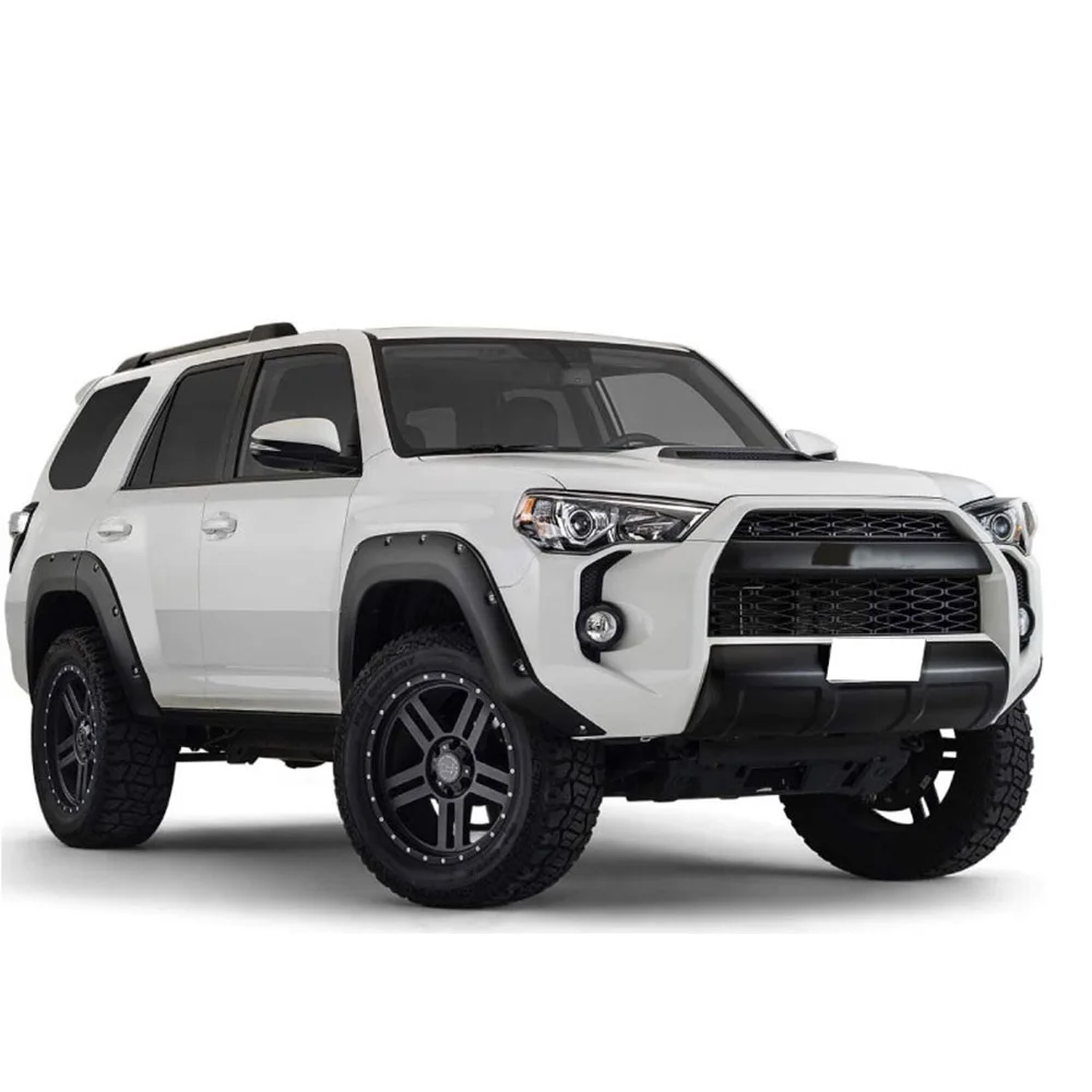 도요타 4Runner 2016 2017 2018 2019 2020 2021 오프로드 4x4 휠 아이브로우 픽업 액세서리용 자동차 ABS 펜더 플레어 휠