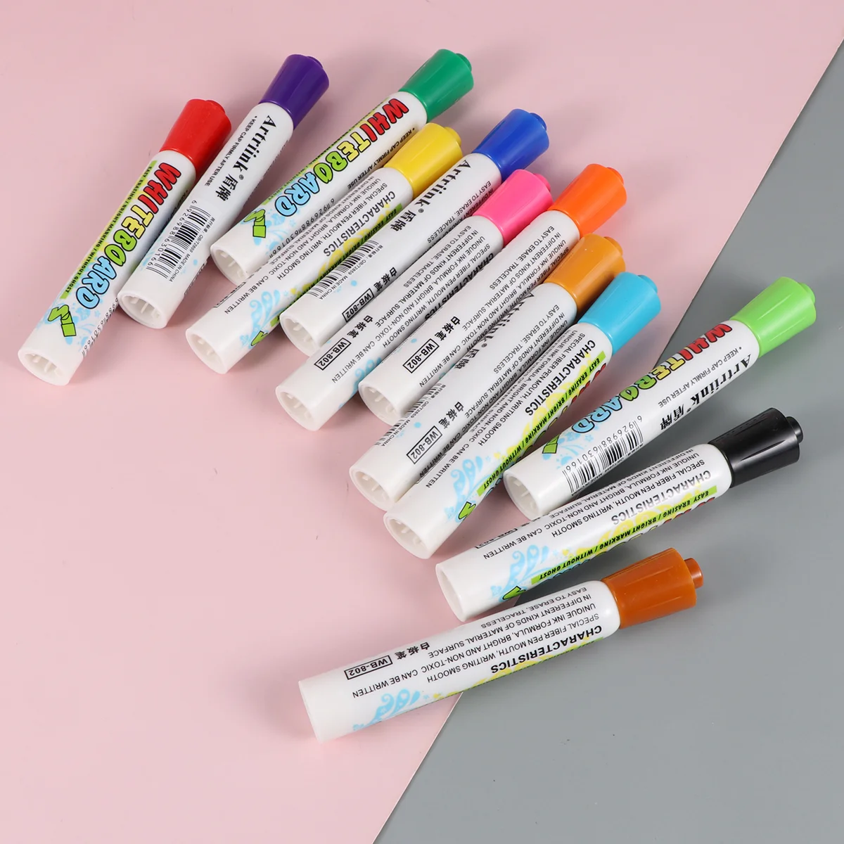 

2 Boxes/24PCS Whiteboard Markers Easy to Wipe for Dry Erase Pen Erasable Pens Child