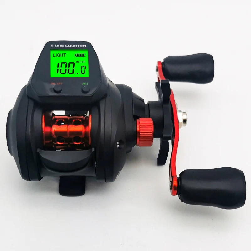Fishing reel Electronic counting fishing wheel 7.2:1 10kg saltwater freshwater application