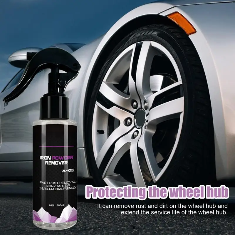 

Car Rust Removal Spray Rust Remover for Automobile Wheels auto Rust Converter auto Derusting Spray Iron Powder Remover for Car