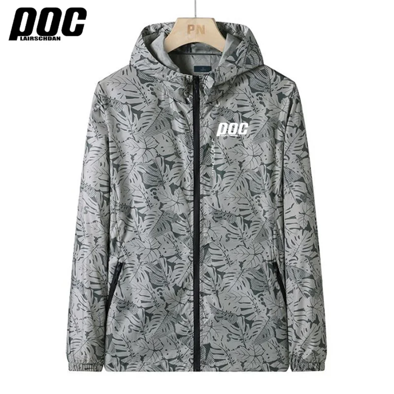 LairschDan Poc New Outdoor Cycling Jacket Wind & Water Resistant Windbreaker Jacket Men's Fall Casual Tactical Military