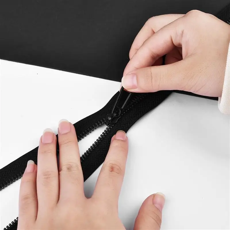 Zipper Pullers Zipper Sliders Zipper Heads Zipper Accessories 8Pcs 4 Sizes Metal Zipper Pull Universal Double-sided Nylon For Luggage Mosquito Net Clothes Fix Repair