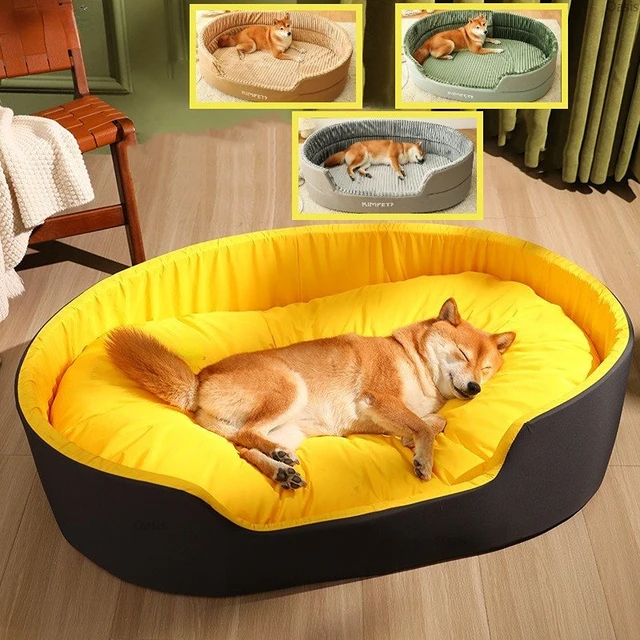 Dog Bed Double Sided Available Extra Large Dog Bed House Sofa Kennel Soft  Fleece Pet Dog Cat Warm Bed Removable Pet Mat - AliExpress