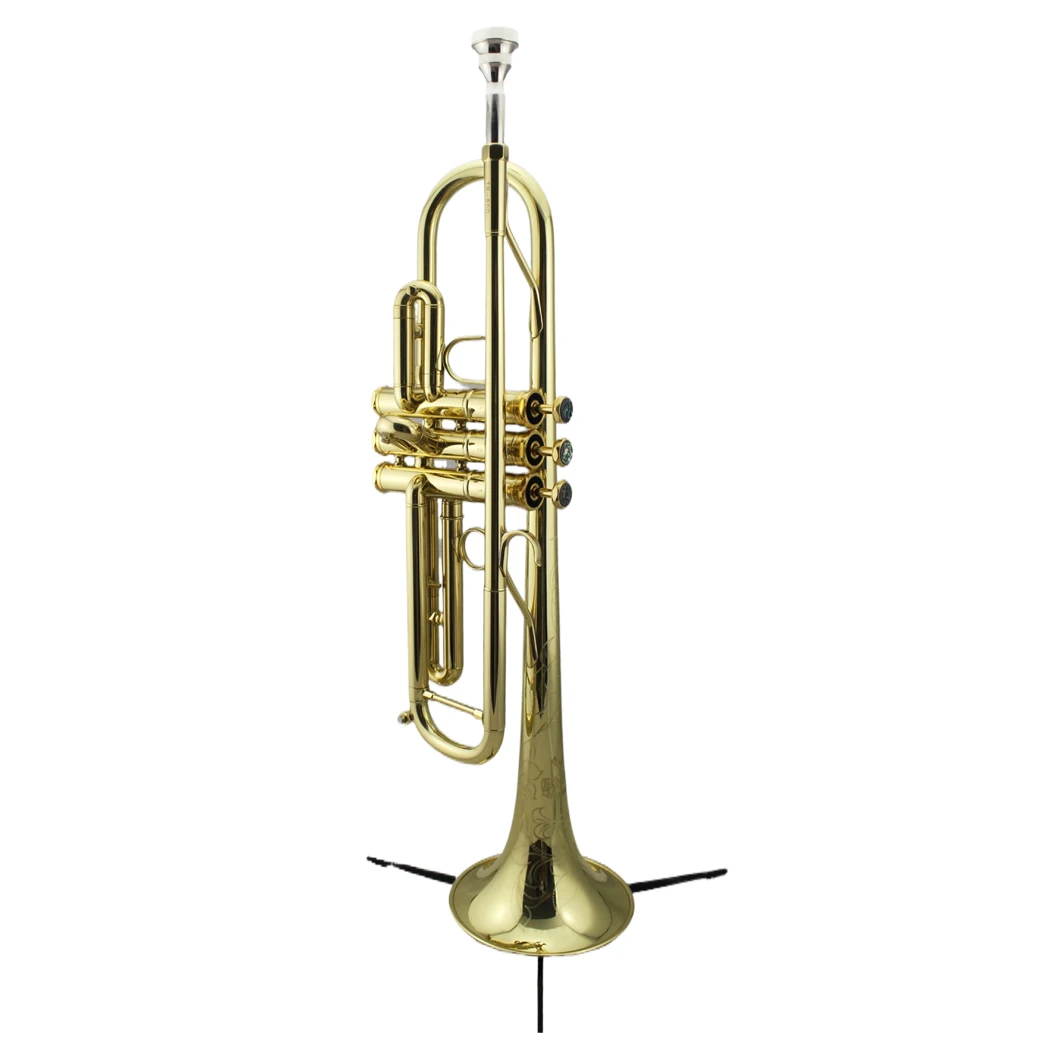 Eastern Music classic reverse leadpipe design .460&rdquo; ML bore with a one-piece Yellow Brass Bell trumpet