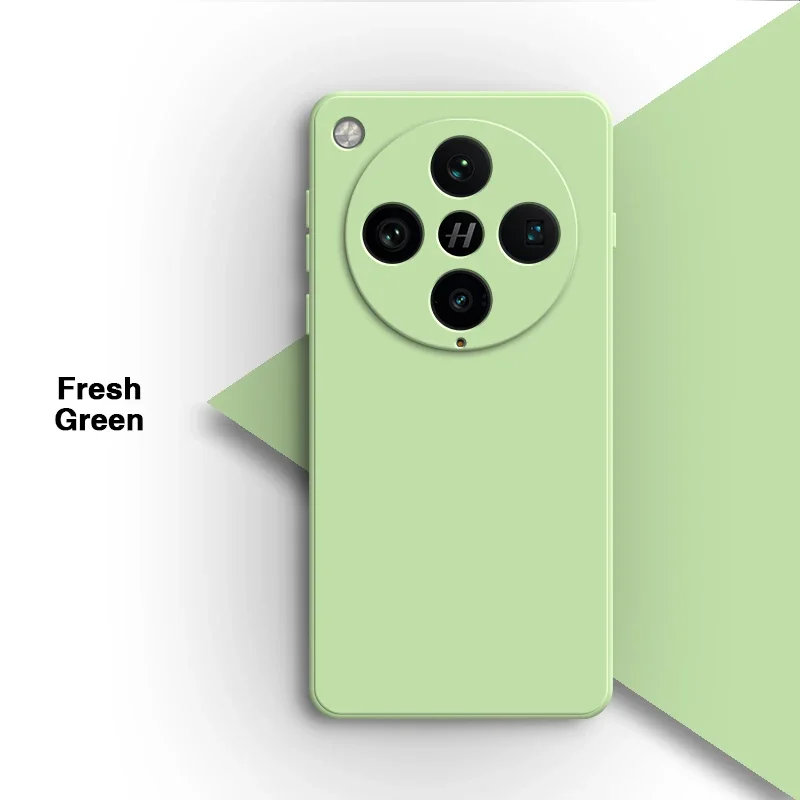 Elegant Liquid Silicone Square Phone Case - Fashionable Soft Back Cover in Classic Design