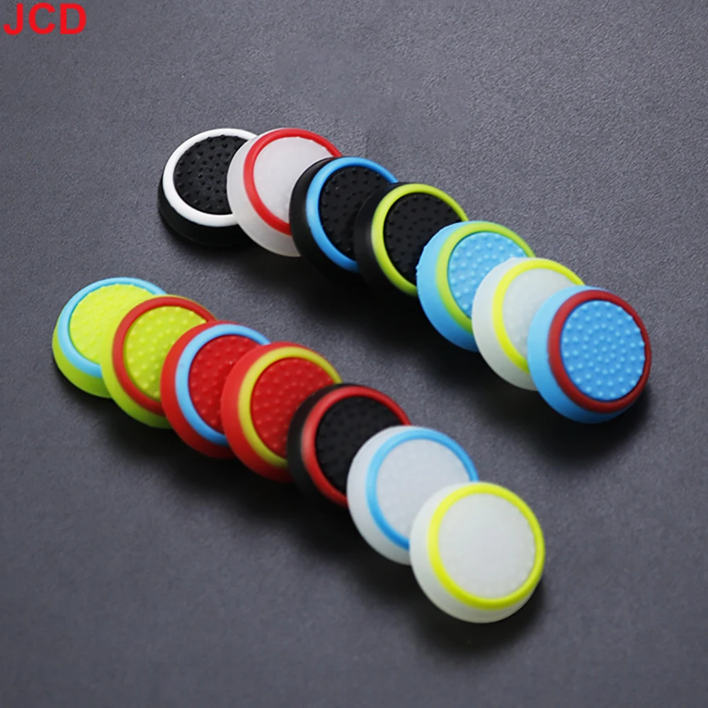 JCD 2pcs For PS3 PS4 PS5 Xbox one/360/Series S X Switch Pro Game Controllers Thumb Silicone Stick Grip Cap Cover Accessory