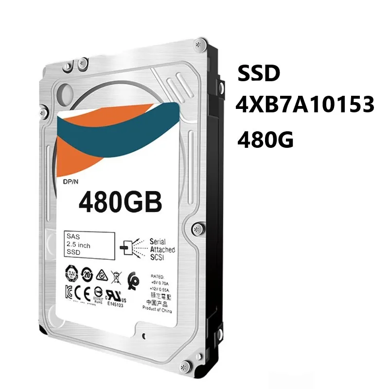 

NEW Solid State Drive 4XB7A10153 01PE306 480G 2.5in SATA 6Gb Hot Swap Entry Internal SR550 SR650 SSD for Len-ovo Series 5200 EN