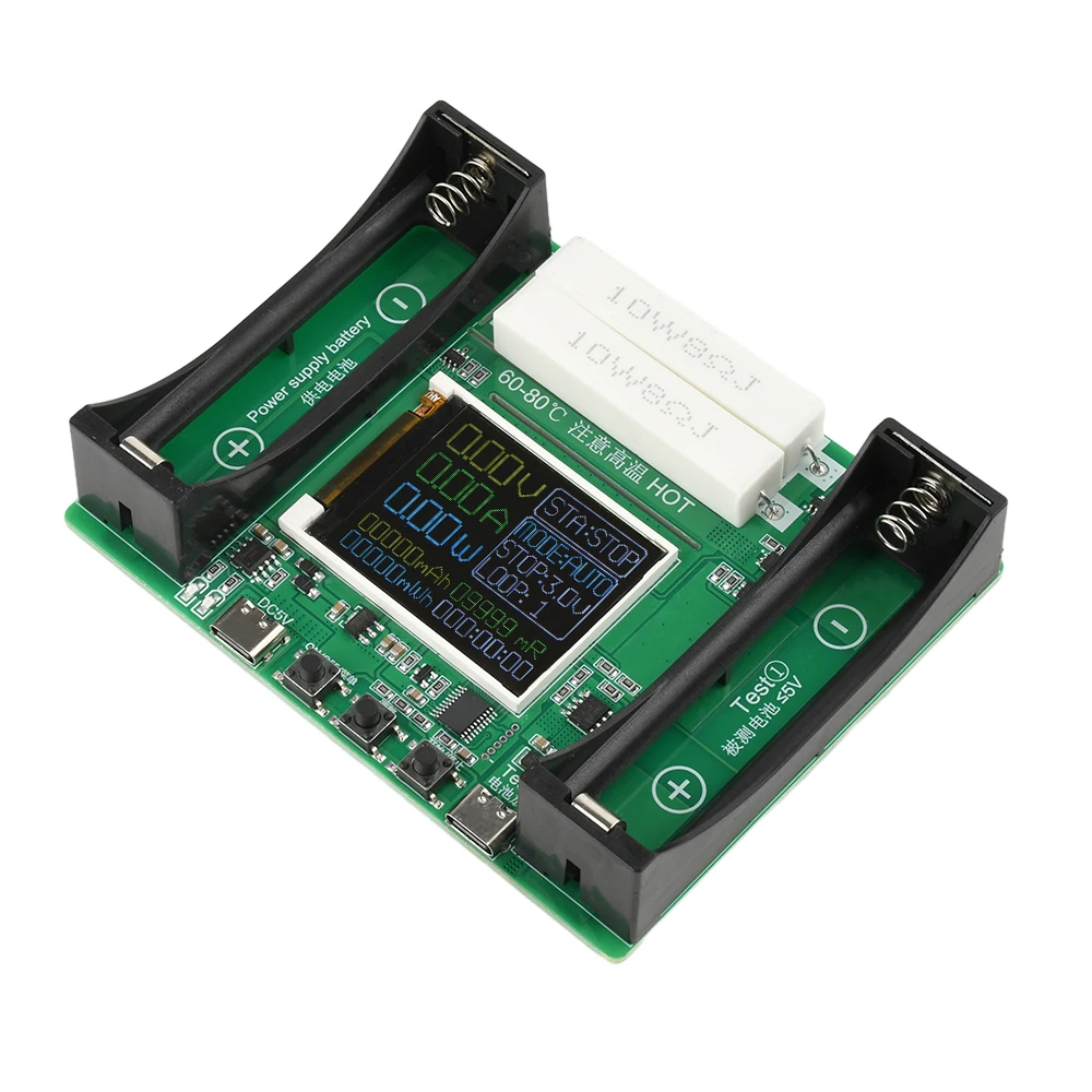 Lithium Battery Tester Type-C LCD Display Battery Capacity Detector Module 18650 Tester