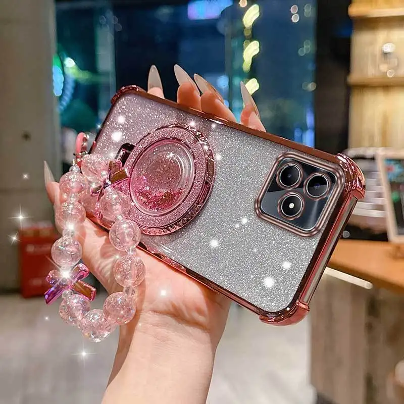 All-in-One Phone Case with Lanyard and Circular Stand