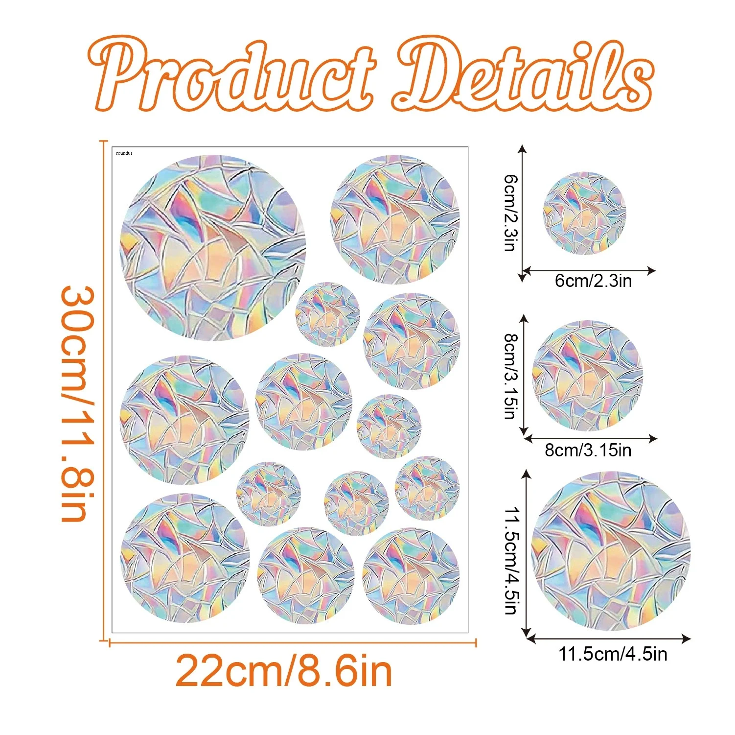 29 Stylels Rainbow Maker Sun Catcher Wall Stickers Cat Bird Star Mushroom Moon Sun DIY Window Glass Electrostatic Prisms Sticker