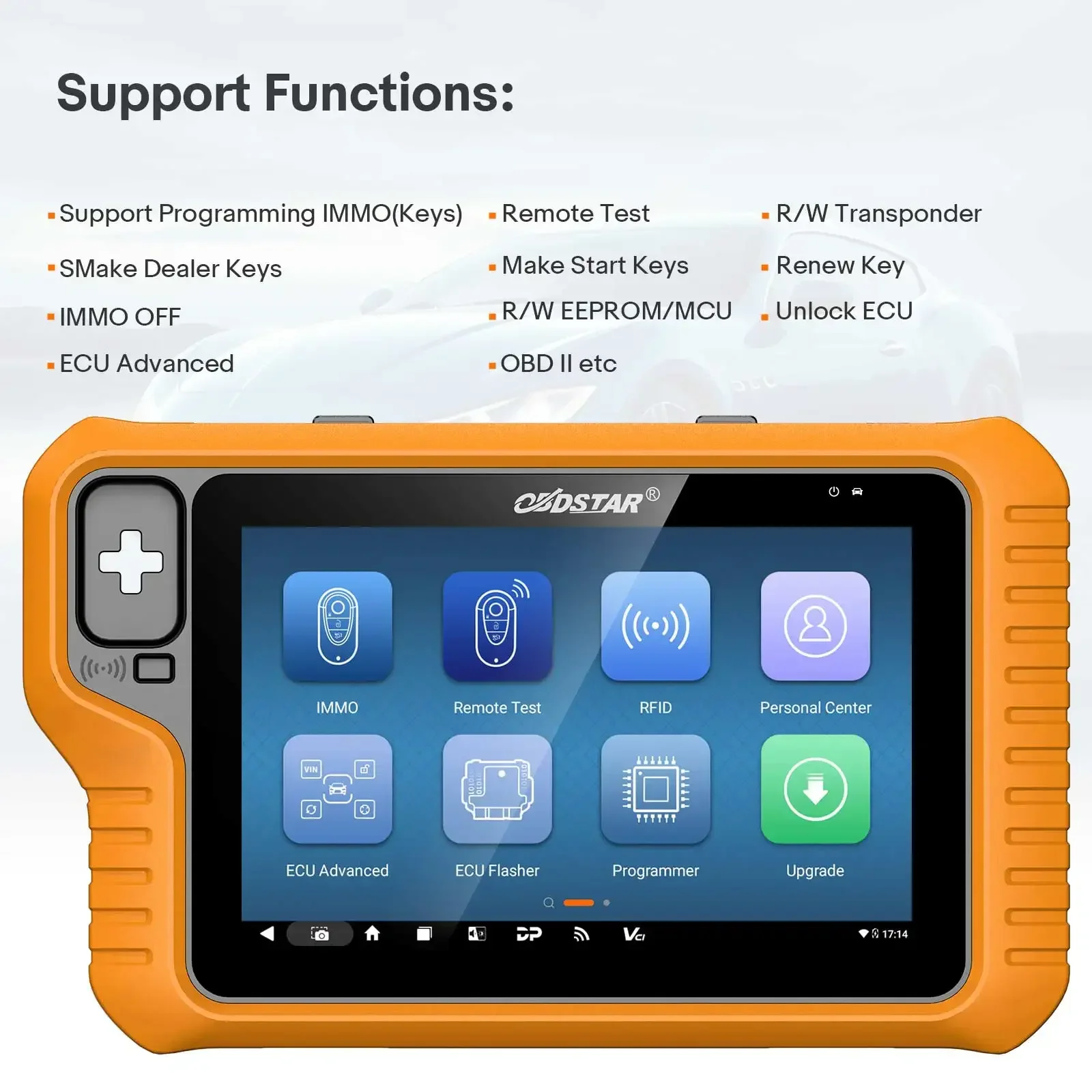 OBDSTAR X300 Classic G3 ECU Programming Tool Key Programmer For Car/ HD/ E-Car/ Motorcycles/ Jet Ski Key Sim Motorcycle Kits 2 Years Update