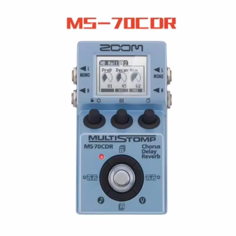 ZOOM MS-50G & MS-70CDR ギターエフェクターセット ZOOMが誇るコスパ最強のエフェクターペダル、MS-50G+、MS-70CDR+