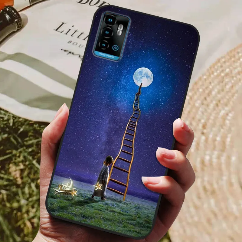 Fashion Soft Black Silicone Phone Cover - Elegant Bumper Coque s