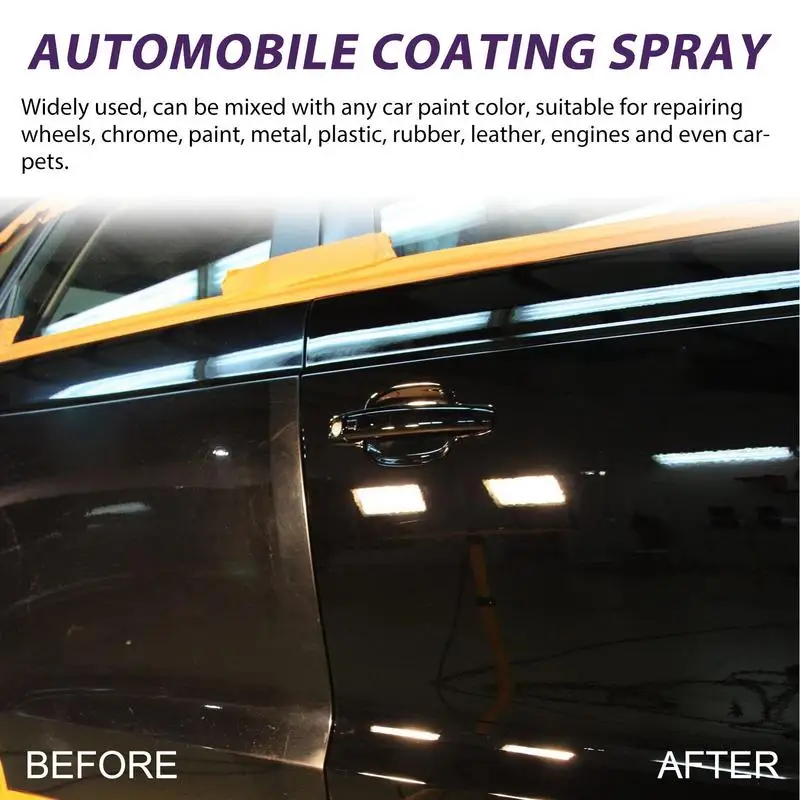 Car Coating Spray 100ml 3 in 1 Nano Car Scratch Repair Spray Restoring Liquid Waterless Wash Detailing Kit Ceramic