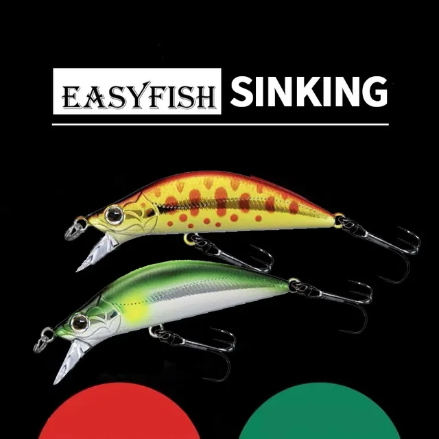 Small Fishing Lures Wobblers Pesca 50mm 4.5g Stream Sinking