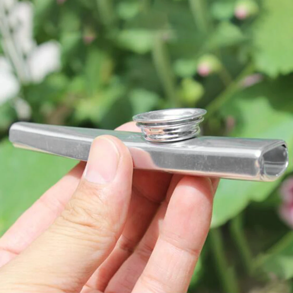 Metal Kazoos Musical Woodwind Instrument Flutes Mouth Kazoo for Music Lovers