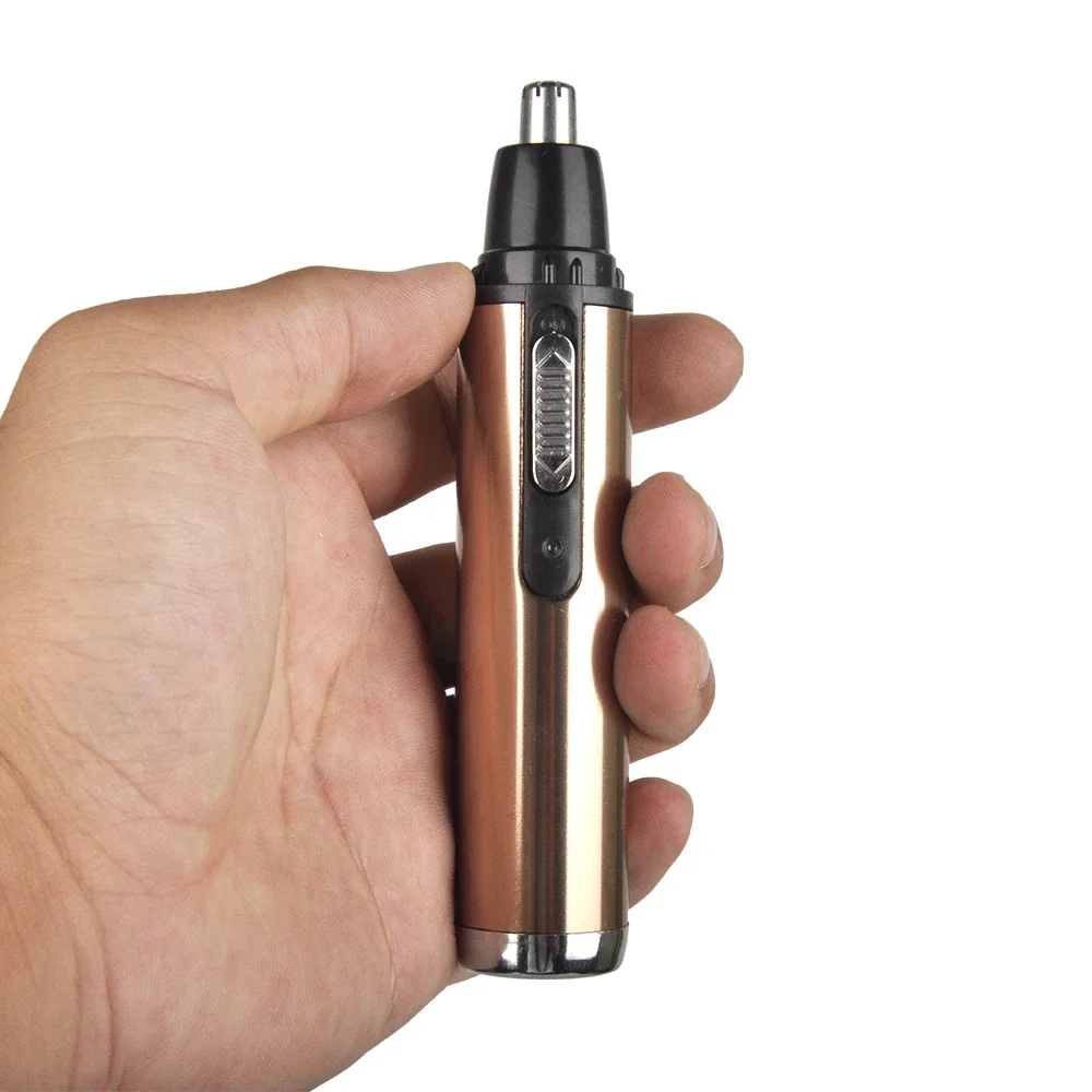 Men's Ear and Nose Hair Trimmer, Rechargeable Eyebrow and Face Nose Hair Trimmer, Shows Easy To Clean