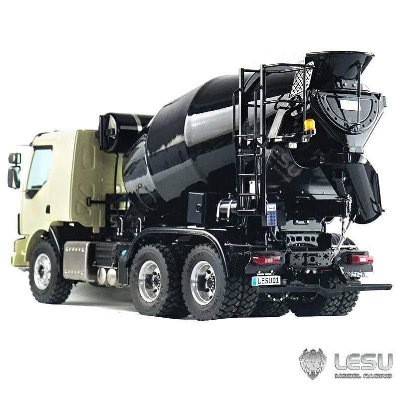 1/14 Truck simulation model Metal toy 6*6 mixing truck engineering field snail car modified Tamiya RCLESU 3
