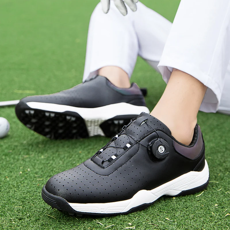 2023 New Professional Golf Shoes Outdoor Fitness Anti Slip Golf Sports Shoes Men's Luxury Walking Sports Shoes