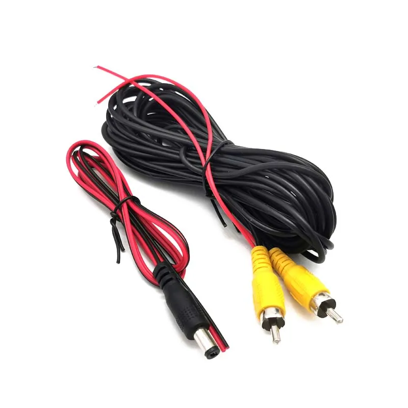 Universal RCA 6M Video Cable for Car Rear View Parking Camera Connection