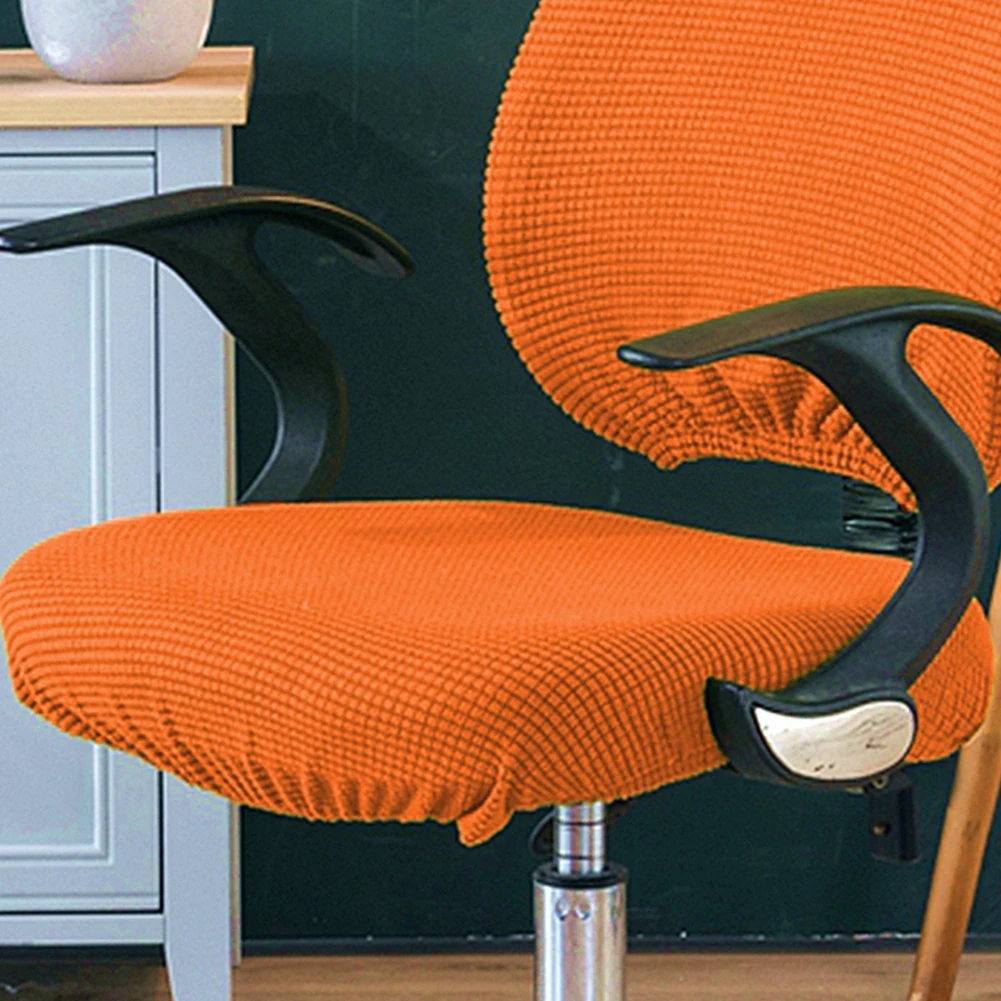 New 4 Colors Modern Spandex Computer Chair Cover 100% Polyester Elastic Fabric Office Chair Cover Easy Washable Removeable