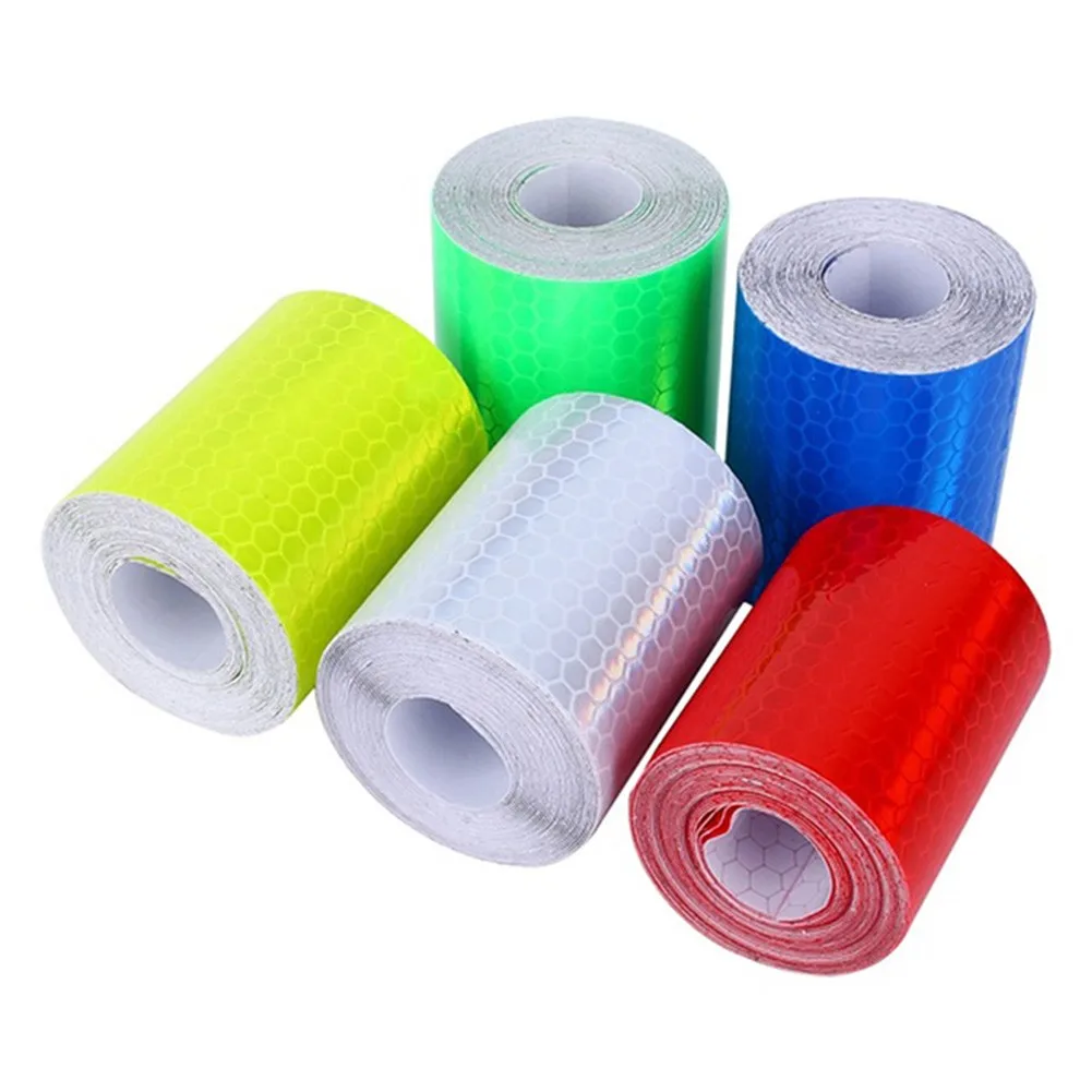 

5cm*100cm Car Reflective Tape Safety Strip Car Decoration Sticker Reflector Protective Tape Strip Film Auto Motorcycle Sticker