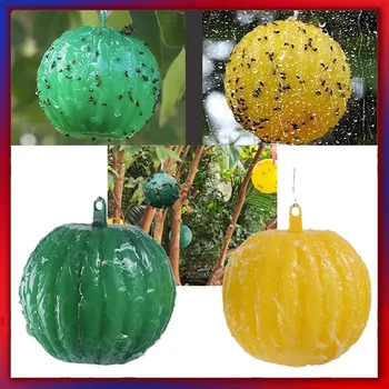 Trappole per mosche della frutta Trappola per insetti volanti Palla Trappola per patore di frutta Cucina Trappola adesiva per la casa per collettore di zanzare per interni ed esterni