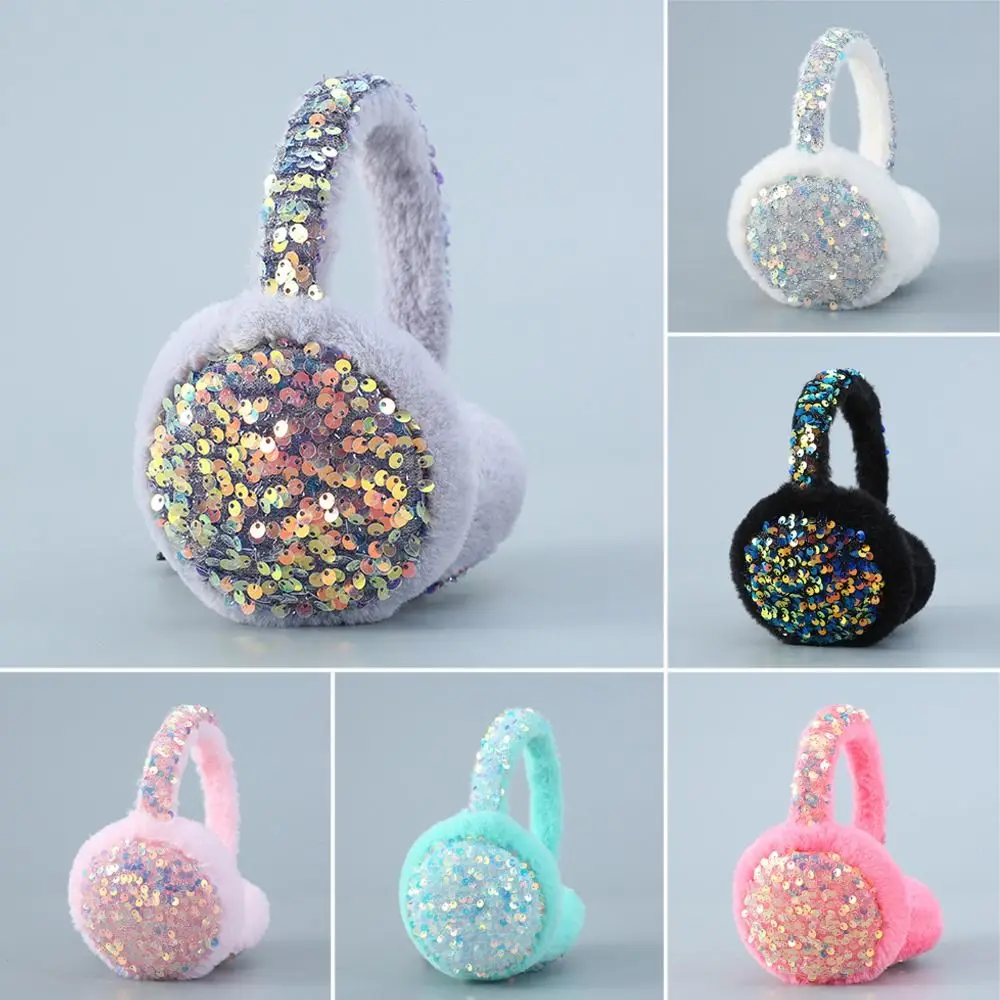 Winter Women Men Soft Plush Earmuffs Cute Ear Covers Warm Comfortable Skiing Earflap Windproof Ear Warmers Winter Accessories