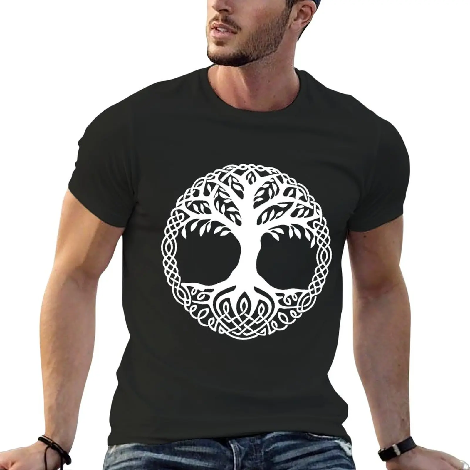 

Yggdrasil (White) - Tree Of Life T-Shirt blank t shirts t shirt man hippie clothes Men's t shirts
