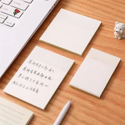 Bloc Notes autocollants transparents, taille S M L, pour bricolage, Scrapbooking, planificateur, Journal, papeterie, marqueur, 50 feuilles 