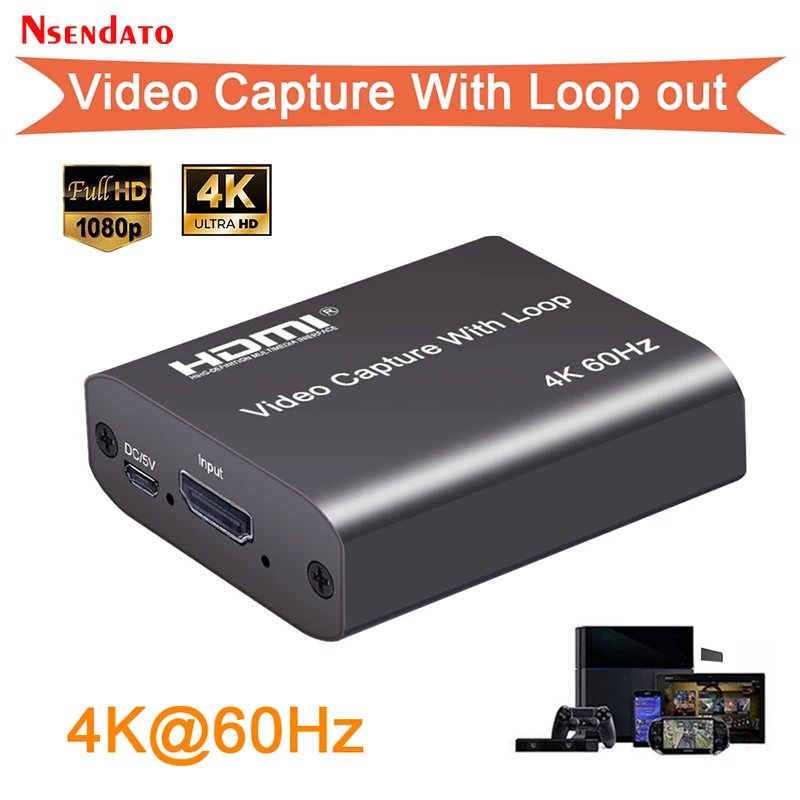  Tarjeta de video HDMI de captura USB, transmisión en vivo y  grabación, HDMI a USB Dongle Full HD 1080P Transmisión en vivo Video Game  Grabber Converter : Electrónica