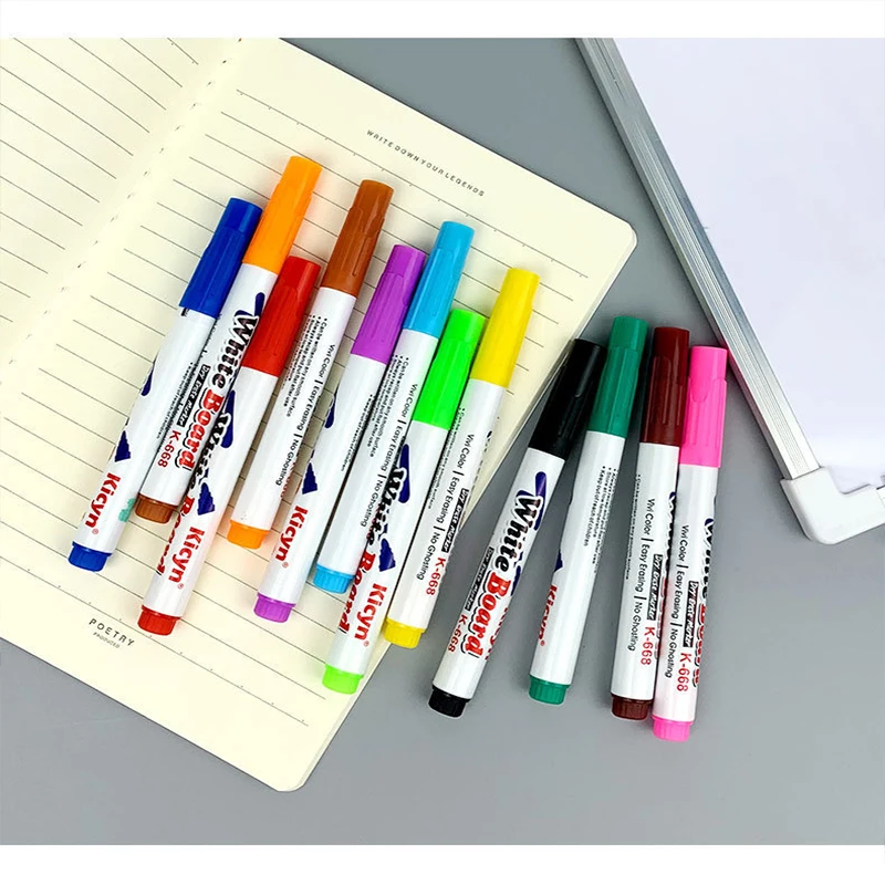 Magic Markers Changes Color Drawing Whiteboard Marker Floating Ink Markers Painting Supplies Markers for Children Felt Pen YB001