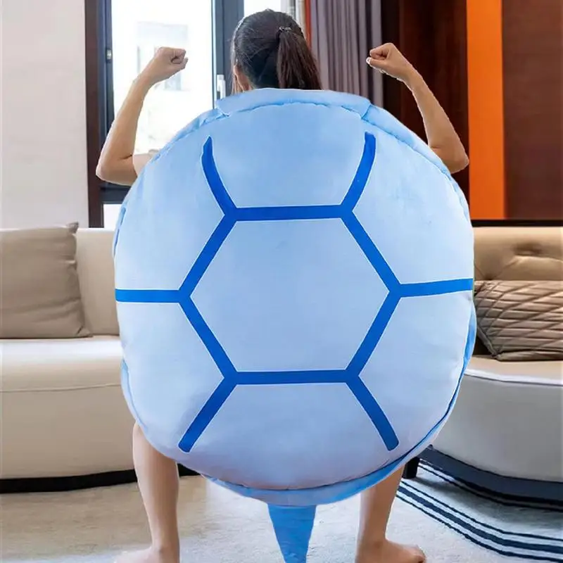 

Wearable Turtle Pillow Stuffed Animal Costume Plush Toy Funny Dress Up Back Pillow Turtle Shell Pillows Gift For Kids Adults