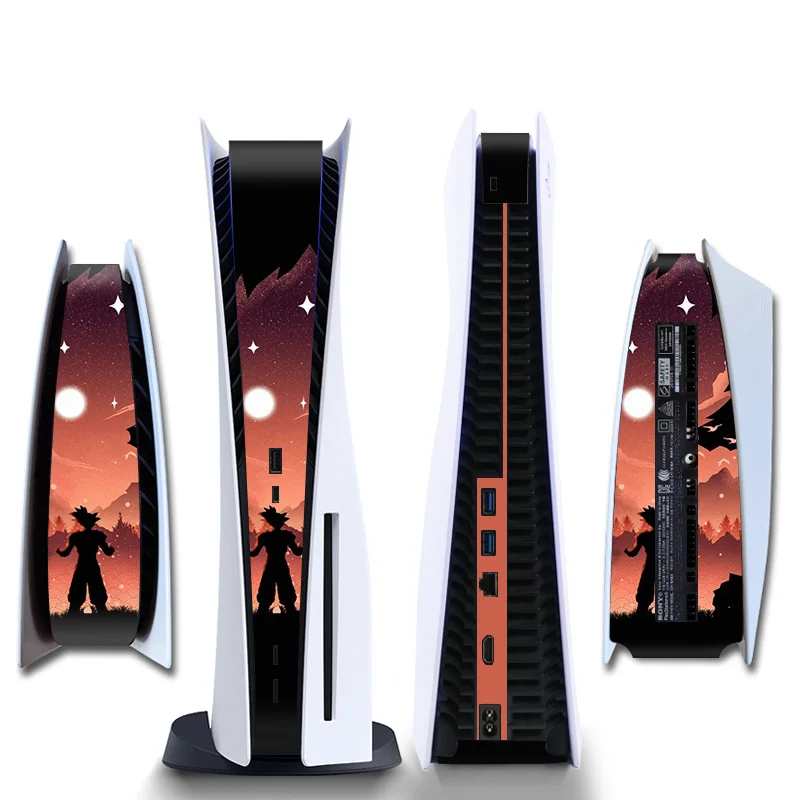 Iron Man Venom Side Sticker for Playstation 5 Digital Console Middle Part PS5 Host LED Lightbar Skin Sticker Decal Vinyl 