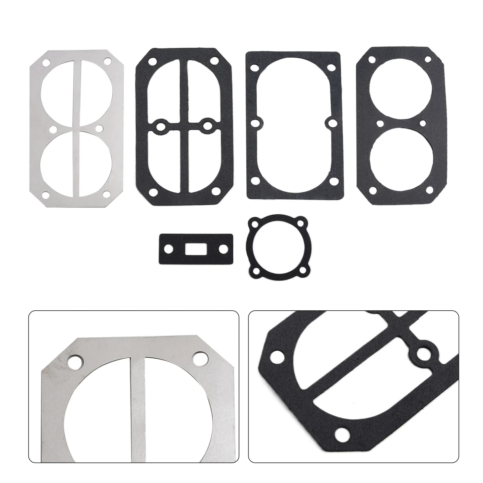20Pcs U-Shape Valve Plate Replacement For Air Compressor - Metal Repair Parts (59mm Wide, 46mm Hole Distance) - View #8